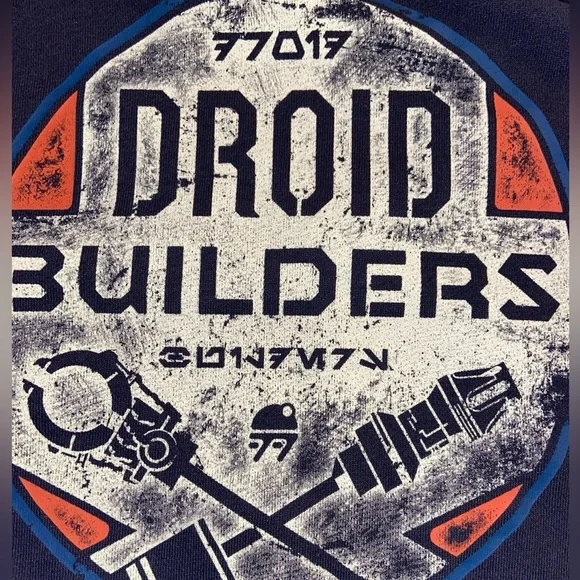 Disney Star Wars Droid Builders sweatshirt! Like new! - Picture 2 of 6